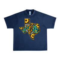Navy Western Texas Map Urban Heavy Tee - Bettercallsaul
