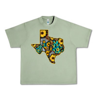 Oil Green Western Texas Map Urban Heavy Tee - Bettercallsaul