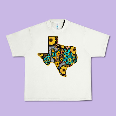 Western Texas Map Urban Heavy Tee Designed By Bettercallsaul