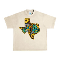 Sandshell Western Texas Map Urban Heavy Tee - Bettercallsaul