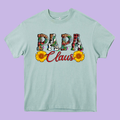 Papa Claus Heavy Core Tee Designed By Adodesignshop