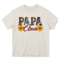 Cream papa claus Heavy Core Tee - AdoDesignShop