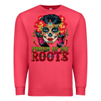 Cardinal sugar skull woman proud of my roots Premium Sweatshirt - BundleAndBundleShop