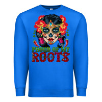 True Royal sugar skull woman proud of my roots Premium Sweatshirt - BundleAndBundleShop