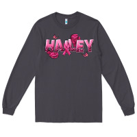 Smoke Personalized Pink Cancer Themed Name Long Sleeve Tee - NancyCooperArtShop