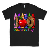 Black 100 colorful day s Classic Tee - Artiststas