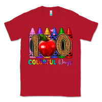 Red 100 colorful day s Classic Tee - Artiststas
