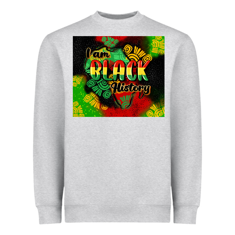 I Am Black History Tumbler Cowgirl Heavyweight Sweatshirt by CowGirlArtShop | Teevron