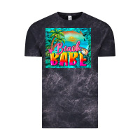 Cloud Black beach babe Vintage Tee - BarkalooDesign