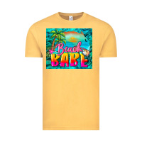 Vintage Mustard beach babe Vintage Tee - BarkalooDesign