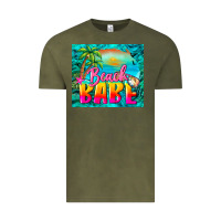 Vintage Olive beach babe Vintage Tee - BarkalooDesign