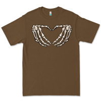 Cacao skeleton heart Premium Tee - MaliasSmallBusiness