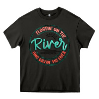 Asphalt floatin on the river killin my liver Heavy Core Tee - MaliasSmallBusiness