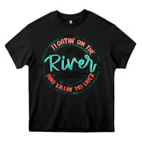 Black floatin on the river killin my liver Heavy Core Tee - MaliasSmallBusiness