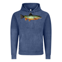 Vintage Denim Greenback Cutthroat Trout Fish Vintage Hoodie - RanaPortraitStore