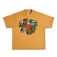 Peanut Butter Western Horsehide Texas Flag Urban Heavy Tee - Bettercallsaul