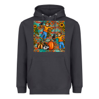 Smoke fall scarecrow seamless pattern Heavyweight Hoodie - BundleAndBundleShop