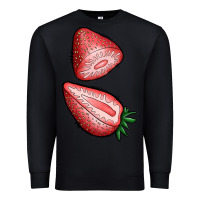 Black strawberries 1 Premium Sweatshirt - BundleAndBundleShop