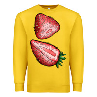 Lemon strawberries 1 Premium Sweatshirt - BundleAndBundleShop