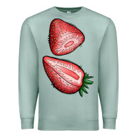 Seafoam strawberries 1 Premium Sweatshirt - BundleAndBundleShop