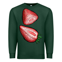 Sports Green strawberries 1 Premium Sweatshirt - BundleAndBundleShop