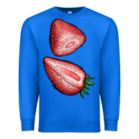 True Royal strawberries 1 Premium Sweatshirt - BundleAndBundleShop