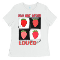 White you are berry loved Ladies Tee - MaliasSmallBusiness