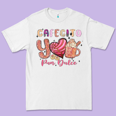 Cafecito Y Pan Dulce Premium Tee Designed By Maliassmallbusiness