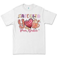 White cafecito y pan dulce Premium Tee - MaliasSmallBusiness