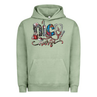 Pigment Oil Green nice nurse Urban Hoodie - SublimationCraftShop