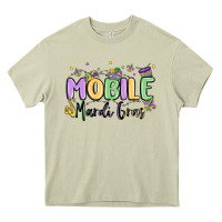 Mossy mobile mardi gras Heavy Core Tee - MaliasSmallBusiness