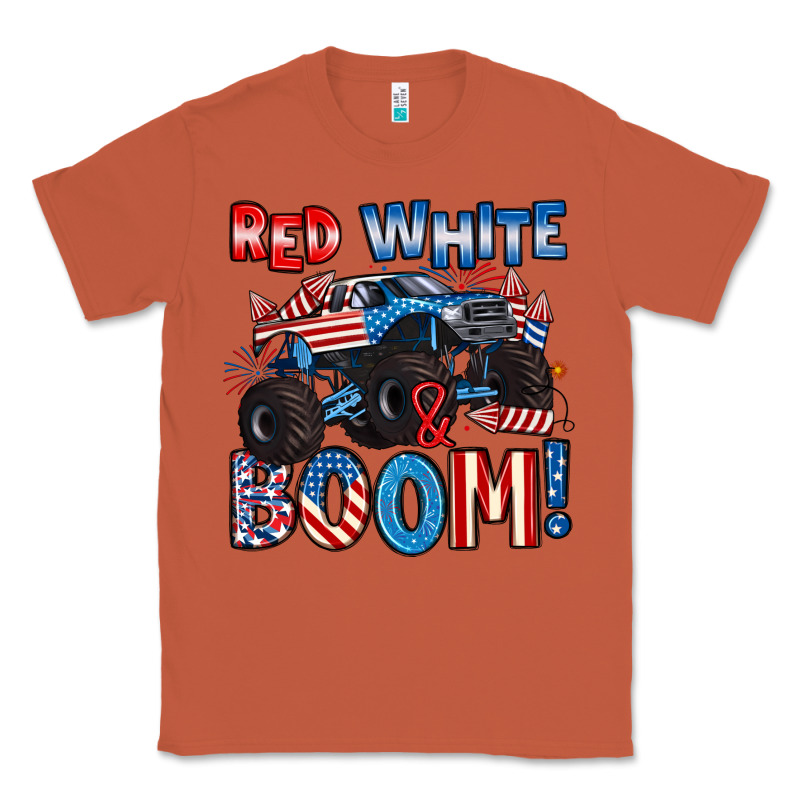 Red White And Boom 4th Of July Classic Tee by Artiststas | Teevron