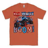 Copper red white and boom 4th of july Classic Tee - Artiststas