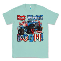 Seafoam red white and boom 4th of july Classic Tee - Artiststas
