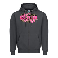 Smoke Survivor Breast Cancer Zipper Hoodie - FaDigitalArtStudio