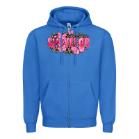 True Royal Survivor Breast Cancer Zipper Hoodie - FaDigitalArtStudio