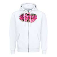 White Survivor Breast Cancer Zipper Hoodie - FaDigitalArtStudio