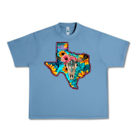 Pebble Blue Western Sunflower, Rose, Gemstsone, Turquoise Bull Skull Urban Heavy Tee - Bettercallsaul
