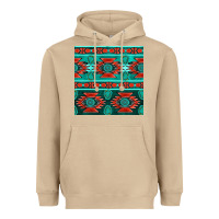 Mushroom native american aztec seamless pattern 4 Heavyweight Hoodie - BundleAndBundleShop