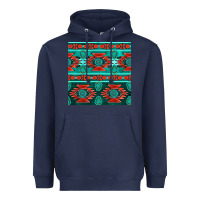 Navy native american aztec seamless pattern 4 Heavyweight Hoodie - BundleAndBundleShop