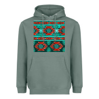 Sage native american aztec seamless pattern 4 Heavyweight Hoodie - BundleAndBundleShop