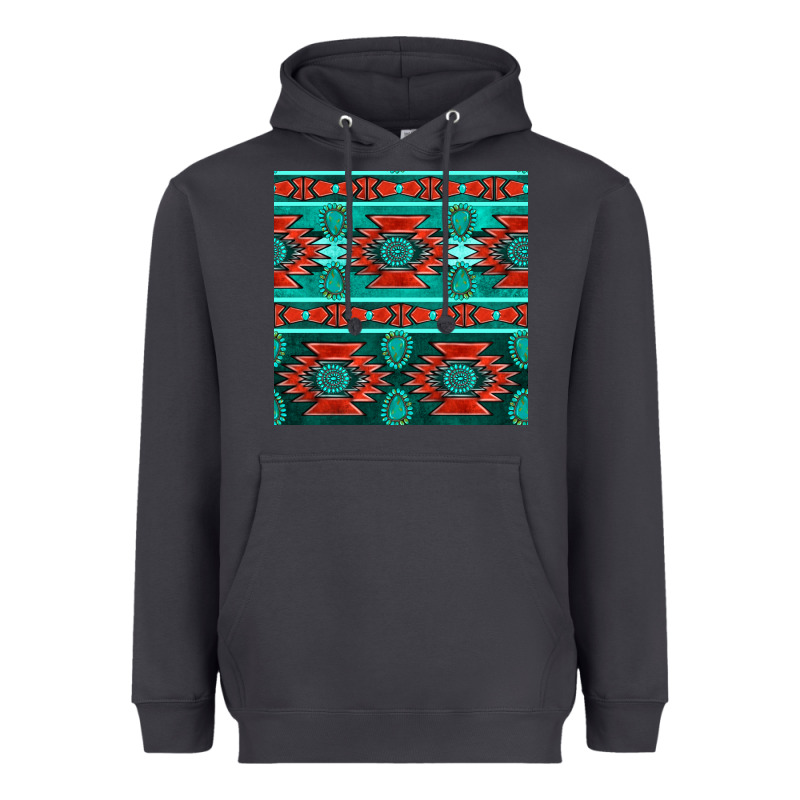 Native American Aztec Seamless Pattern 4 Heavyweight Hoodie by BundleAndBundleShop | Teevron