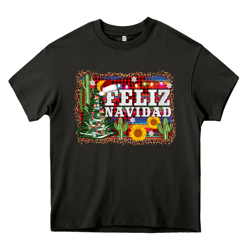 Feliz Navidad Heavy Core Tee by AdoDesignShop | Teevron