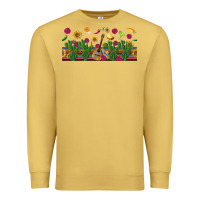 Antique Gold mexican sombrero guitar rose cactus libbey  cup Premium Sweatshirt - BundleAndBundleShop