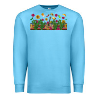 Ocean Blue mexican sombrero guitar rose cactus libbey  cup Premium Sweatshirt - BundleAndBundleShop