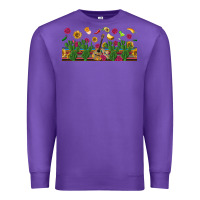 Purple mexican sombrero guitar rose cactus libbey  cup Premium Sweatshirt - BundleAndBundleShop