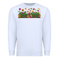White mexican sombrero guitar rose cactus libbey  cup Premium Sweatshirt - BundleAndBundleShop