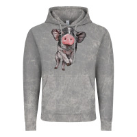 Cloud Rock baby pig Vintage Hoodie - BarkalooDesign