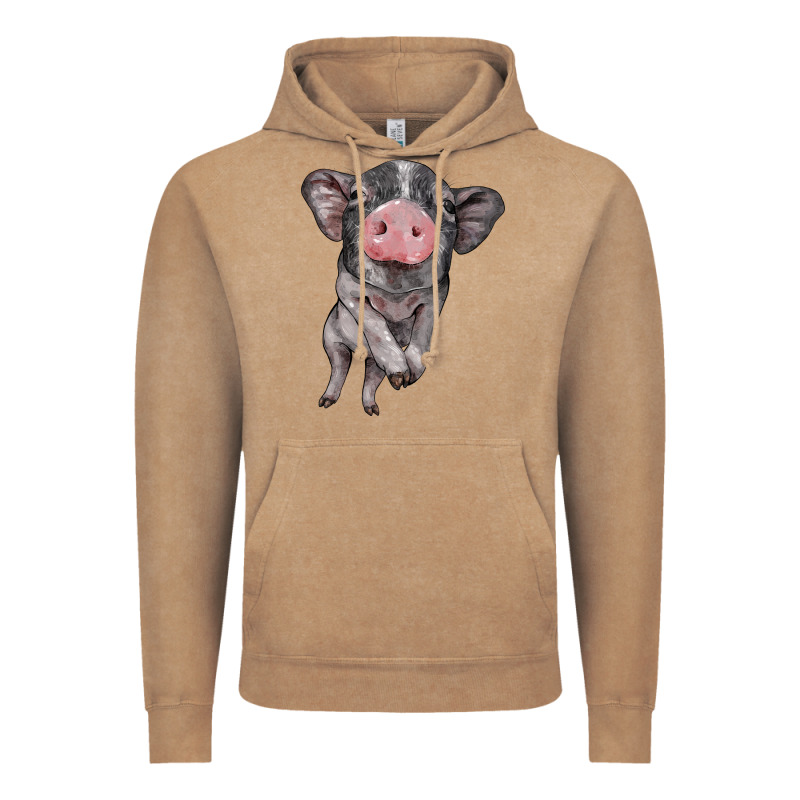 Baby Pig Vintage Hoodie by BarkalooDesign | Teevron