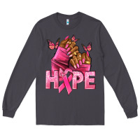Smoke hope cancer nails Long Sleeve Tee - NancyCooperArtShop